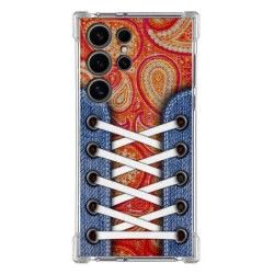Funda Silicona Antigolpes para Samsung Galaxy S24 Ultra 5G diseño Zapatillas 10 Dibujos