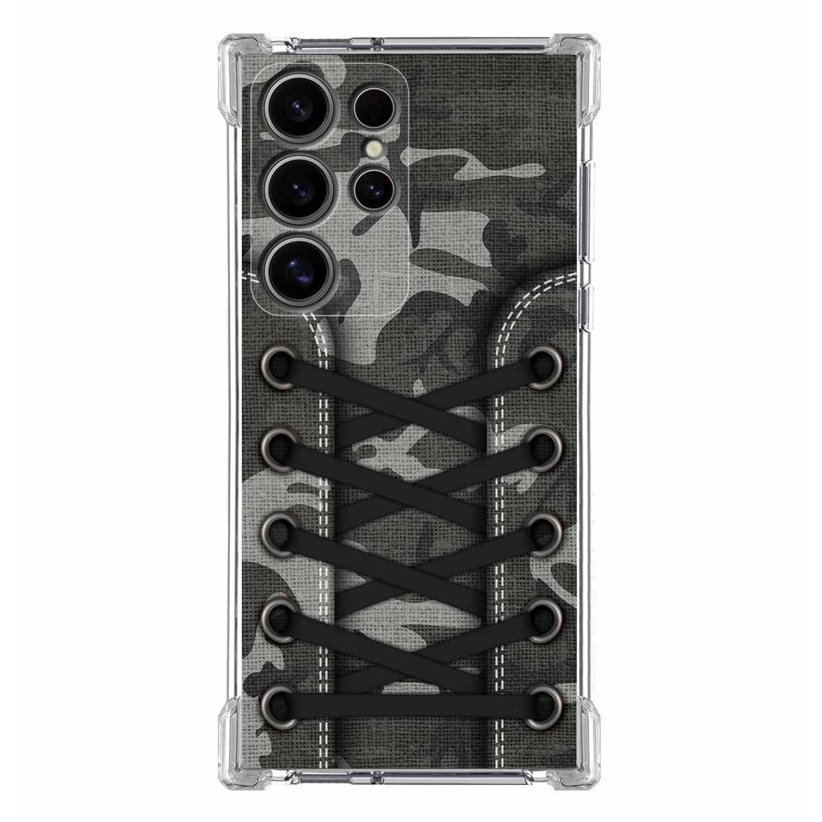 Funda Silicona Antigolpes para Samsung Galaxy S24 Ultra 5G diseño Zapatillas 15 Dibujos