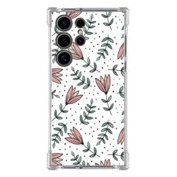 Funda Silicona Antigolpes para Samsung Galaxy S24 Ultra 5G diseño Flores 01 Dibujos