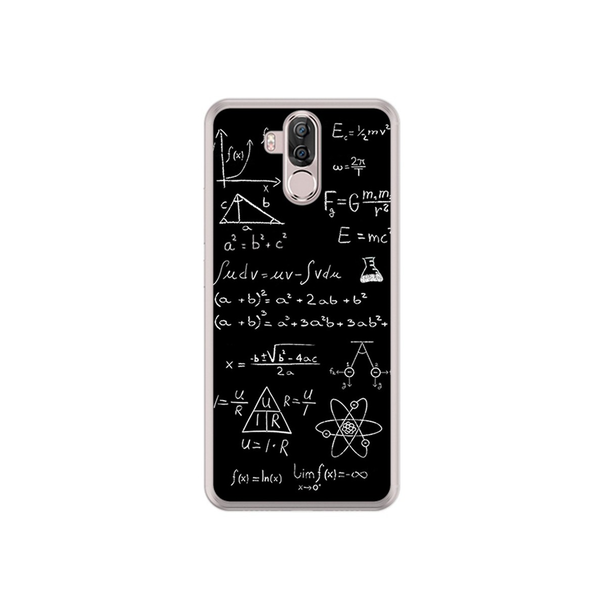 Funda Gel Tpu para Ulefone Power 3 / 3S Diseño Formulas Dibujos