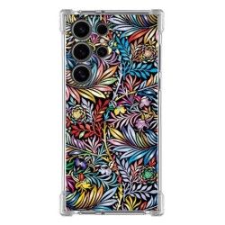 Funda Silicona Antigolpes para Samsung Galaxy S24 Ultra 5G diseño Flores 04 Dibujos