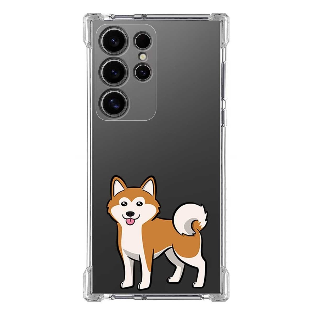 Funda Silicona Antigolpes para Samsung Galaxy S24 Ultra 5G diseño Perros 02 Dibujos