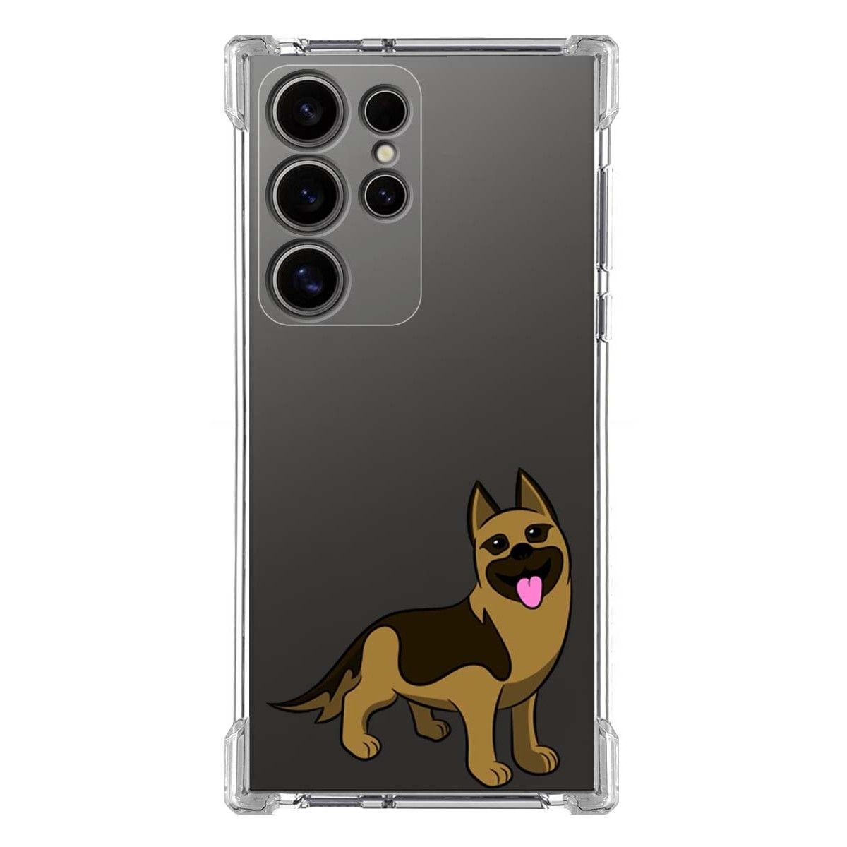 Funda Silicona Antigolpes para Samsung Galaxy S24 Ultra 5G diseño Perros 03 Dibujos
