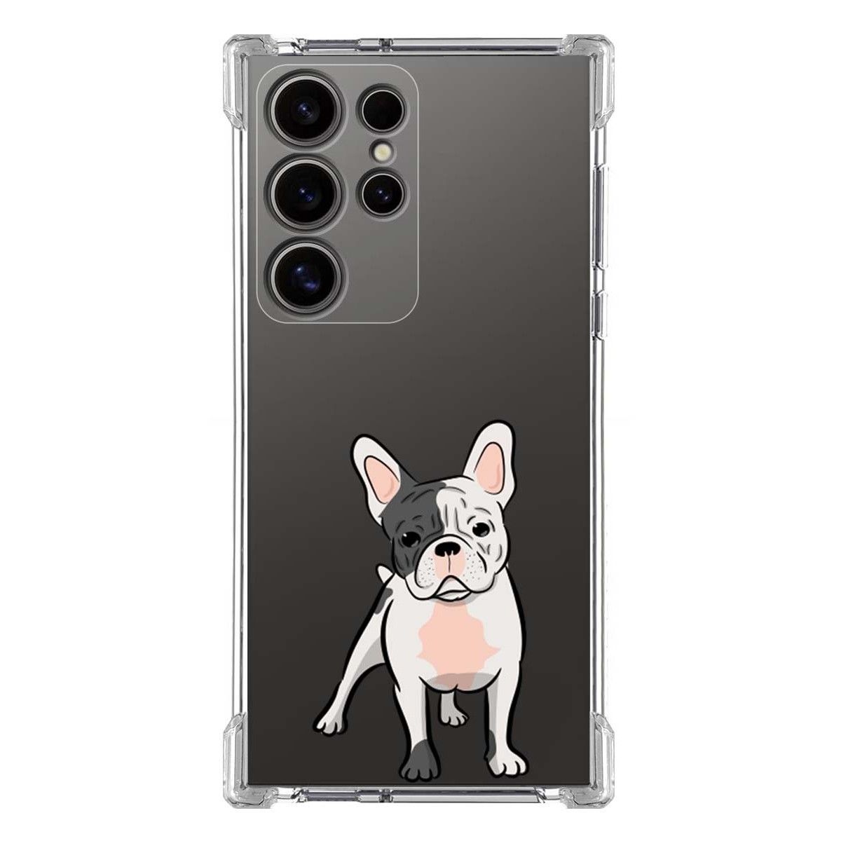 Funda Silicona Antigolpes para Samsung Galaxy S24 Ultra 5G diseño Perros 06 Dibujos