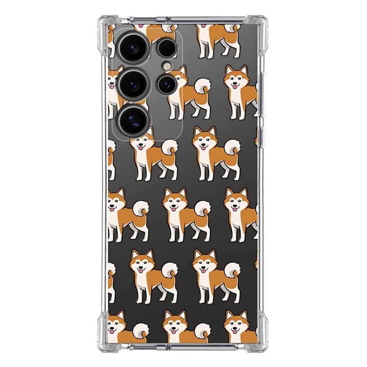 Funda Silicona Antigolpes para Samsung Galaxy S24 Ultra 5G diseño Perros 08 Dibujos