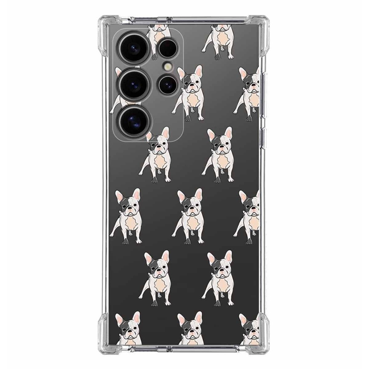 Funda Silicona Antigolpes para Samsung Galaxy S24 Ultra 5G diseño Perros 12 Dibujos