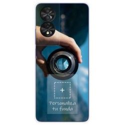Personaliza tu Funda Silicona Gel Tpu Transparente con tu Fotografia para TCL 40 NXTPAPER Dibujo Personalizada