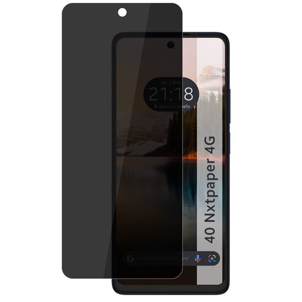 Protector Pantalla Hidrogel Privacidad Antiespías para TCL 40 NXTPAPER