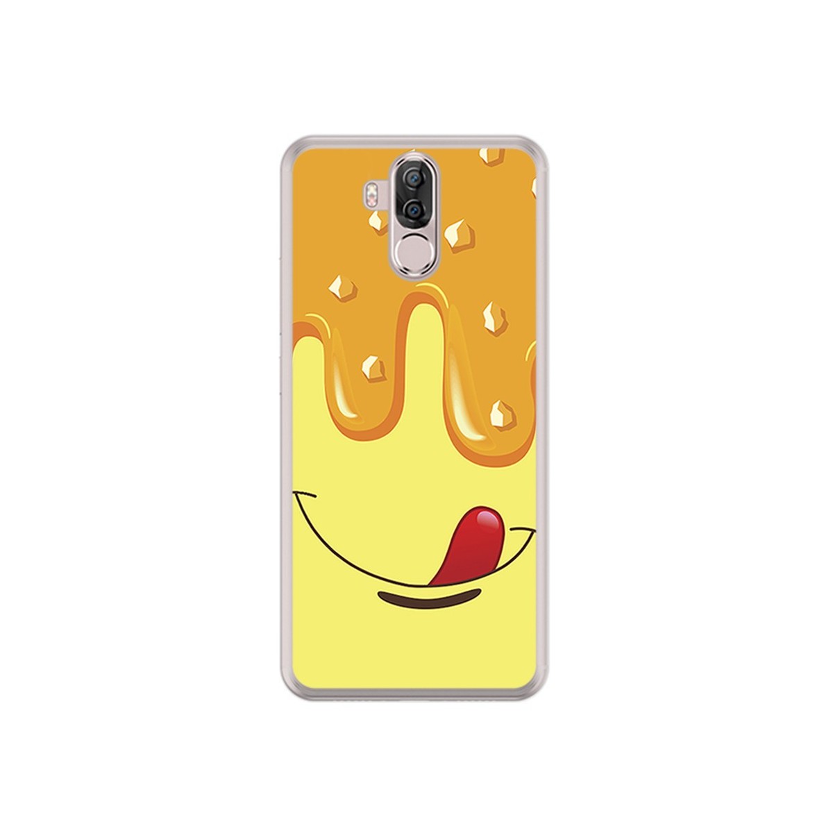 Funda Gel Tpu para Ulefone Power 3 / 3S Diseño Helado Vainilla Dibujos