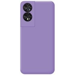 Funda Silicona Líquida Ultra Suave para TCL 40 NXTPAPER color Morada 2