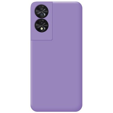 Funda Silicona Líquida Ultra Suave para TCL 40 NXTPAPER color Morada