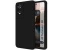 Funda Silicona Líquida Ultra Suave para TCL 40 NXTPAPER color Negra