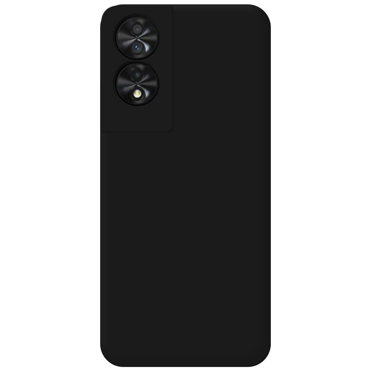 Funda Silicona Líquida Ultra Suave para TCL 40 NXTPAPER color Negra