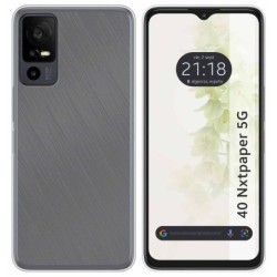 Funda Silicona Gel TPU Transparente para TCL 40 NXTPAPER 5G