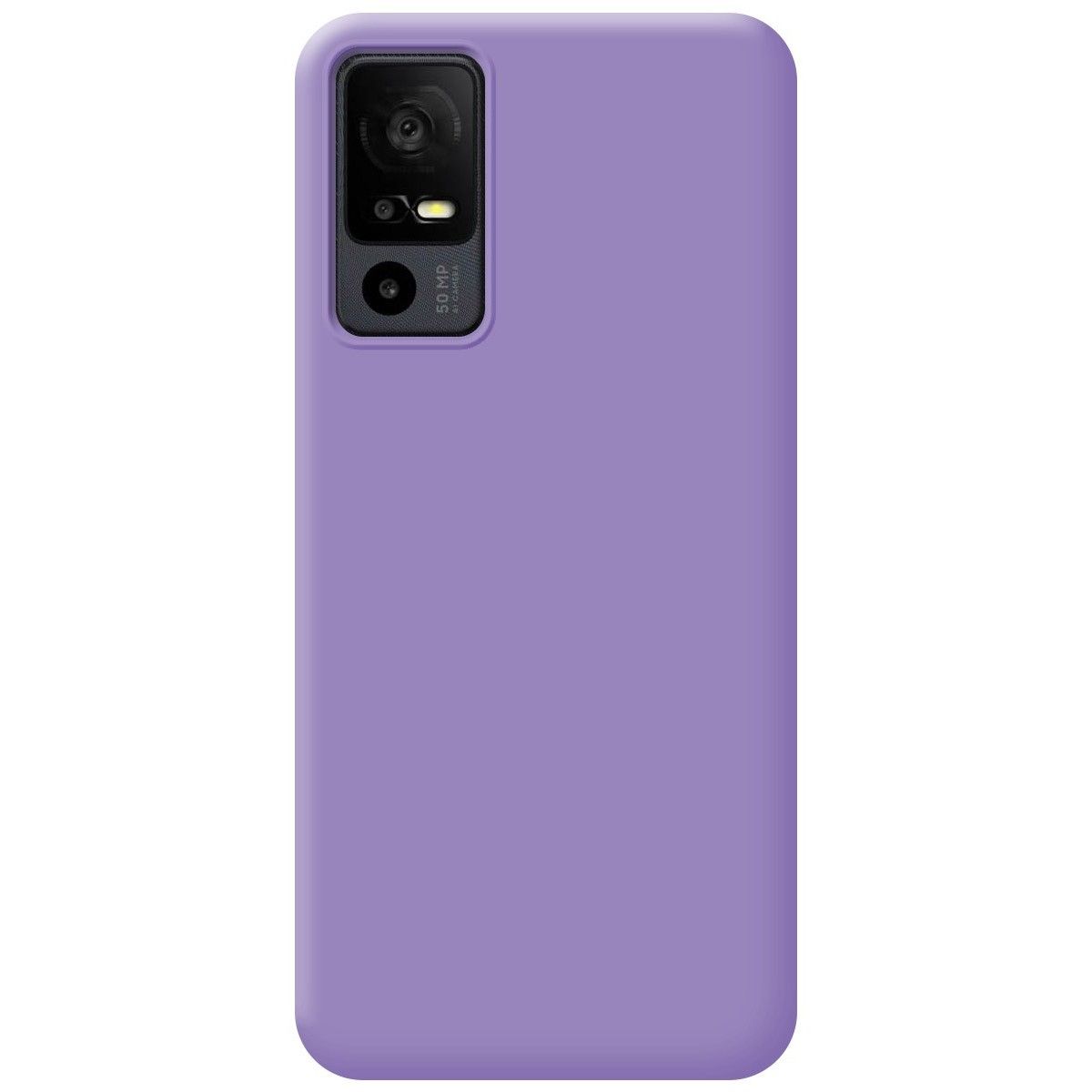 Funda Silicona Líquida Ultra Suave para TCL 40 NXTPAPER 5G color Morada