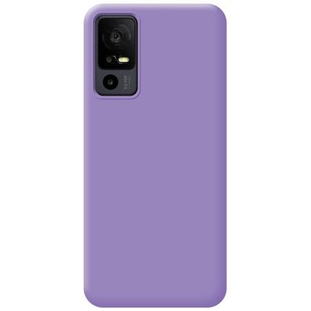 Funda Silicona Líquida Ultra Suave para TCL 40 NXTPAPER 5G color Morada