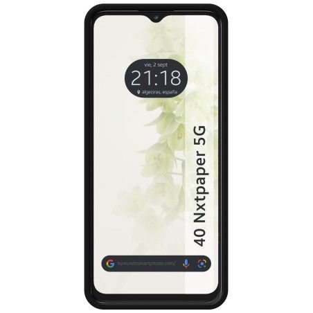 Funda Silicona Líquida Ultra Suave para TCL 40 NXTPAPER 5G color Negra