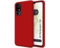 Funda Silicona Líquida Ultra Suave para TCL 40 NXTPAPER 5G color Roja
