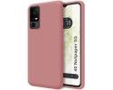Funda Silicona Líquida Ultra Suave para TCL 40 NXTPAPER 5G color Rosa