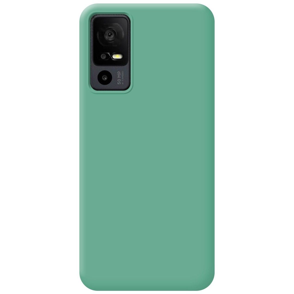 Funda Silicona Líquida Ultra Suave para TCL 40 NXTPAPER 5G color Verde