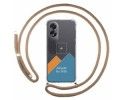 Personaliza tu Funda Colgante Transparente para Oppo A18 con Cordon Camel Dibujo Personalizada