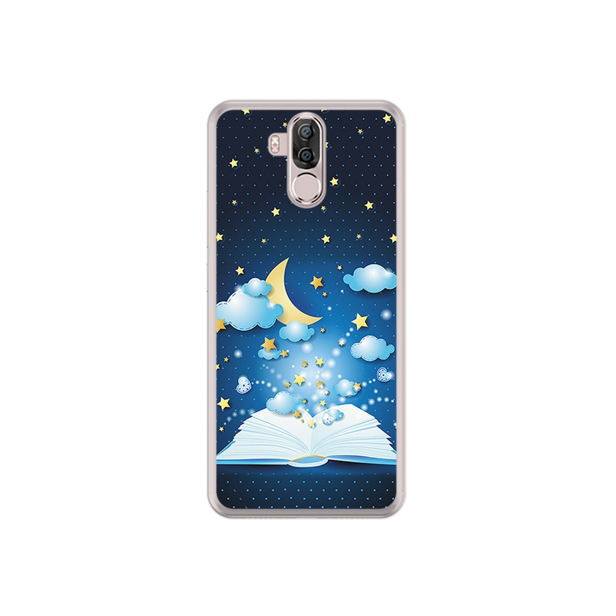 Funda Gel Tpu para Ulefone Power 3 / 3S Diseño Libro Cuentos Dibujos