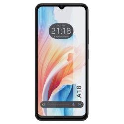 Protector Cristal Templado Completo 5D Full Glue Negro para Oppo A18 Vidrio 2