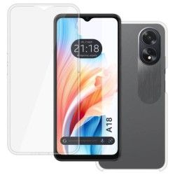 Funda Doble Transparente Pc + TPU Full Body 360 para Oppo A18 2
