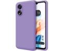 Funda Silicona Líquida Ultra Suave para Oppo A18 Color Morada