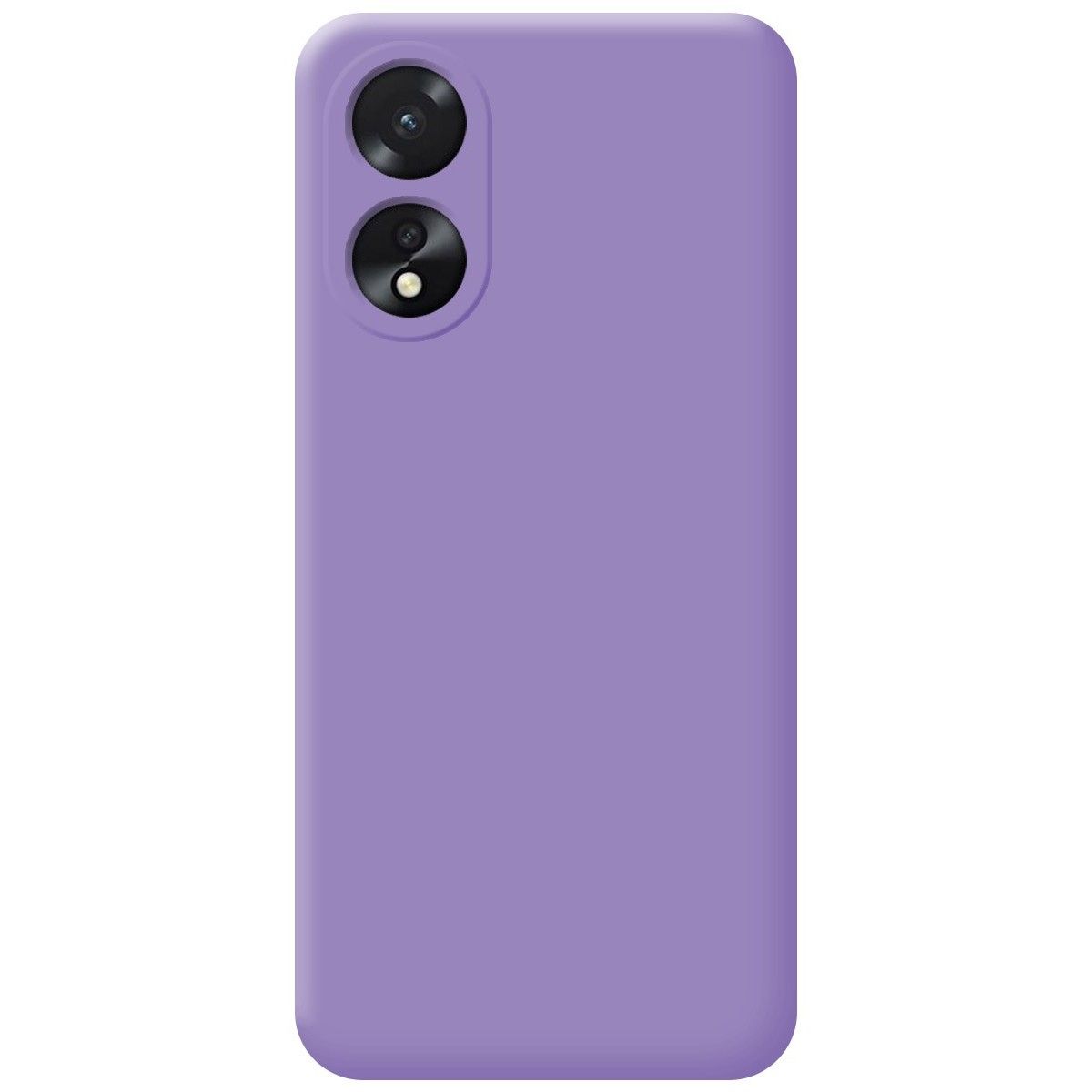 Funda Silicona Líquida Ultra Suave para Oppo A18 Color Morada