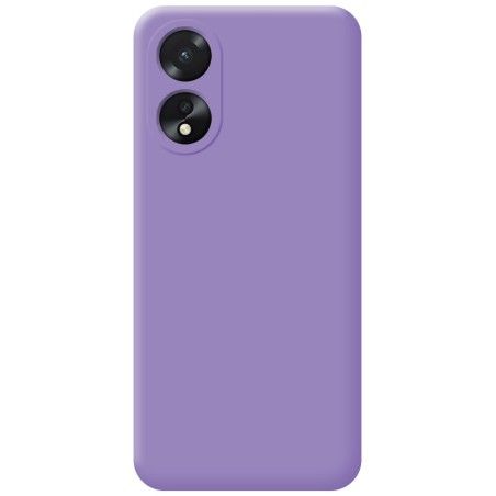 Funda Silicona Líquida Ultra Suave para Oppo A18 Color Morada