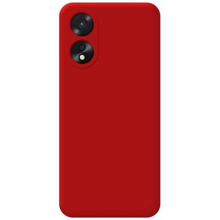 Funda Silicona Líquida Ultra Suave para Oppo A18 Color Roja