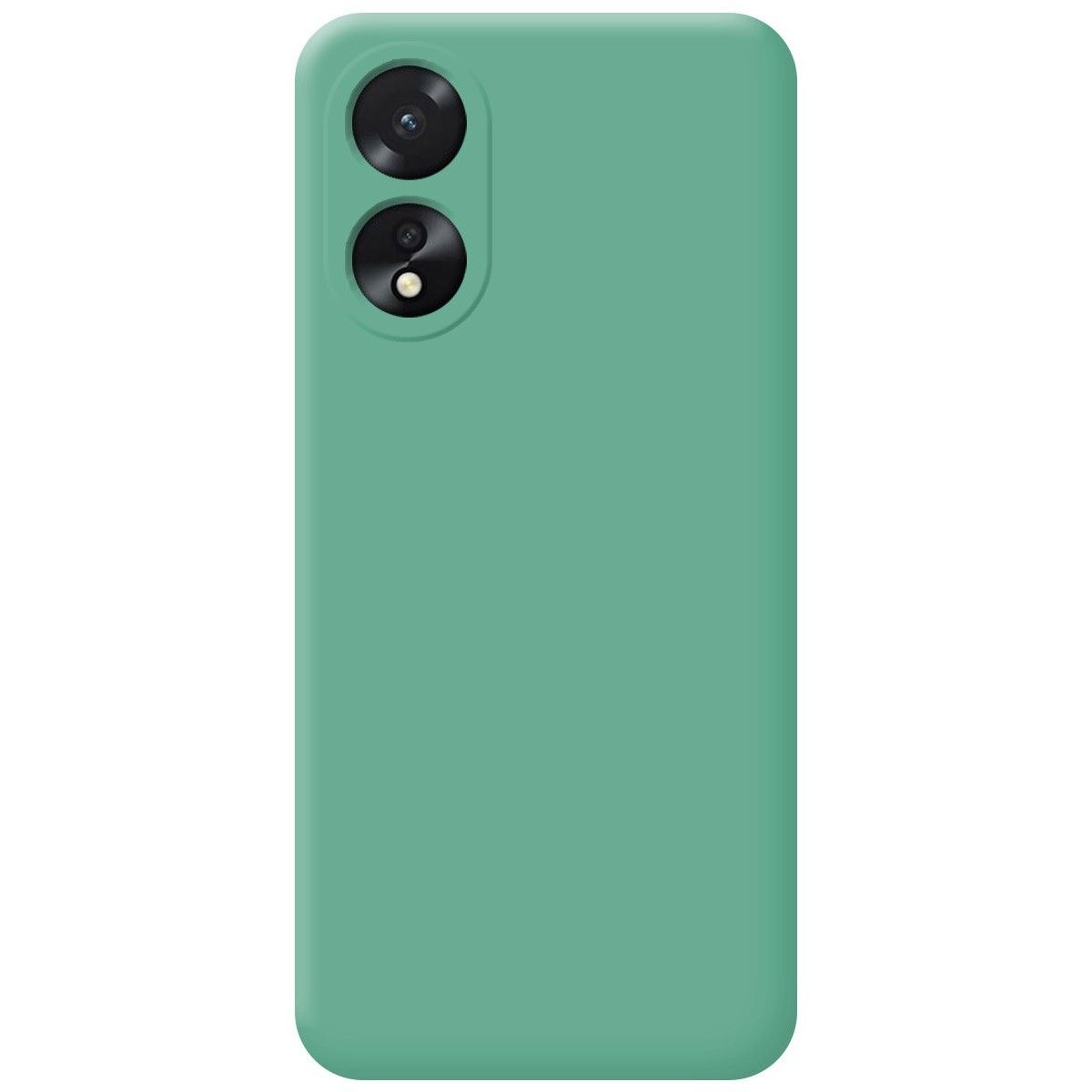 Funda Silicona Líquida Ultra Suave para Oppo A18 Color Verde