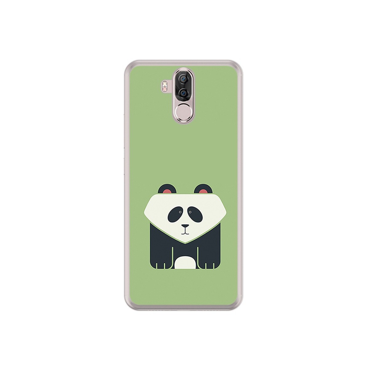 Funda Gel Tpu para Ulefone Power 3 / 3S Diseño Panda Dibujos