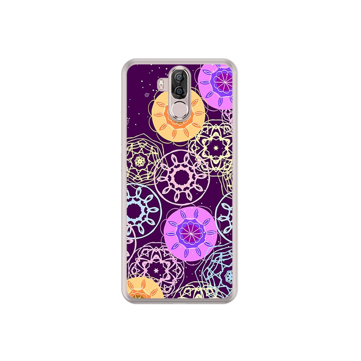 Funda Gel Tpu para Ulefone Power 3 / 3S Diseño Radial Dibujos