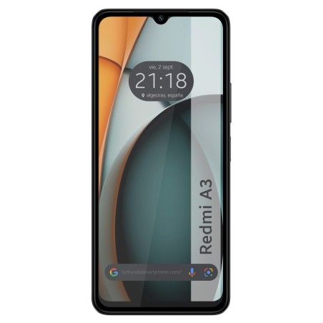 Protector Cristal Templado Completo 5D Full Glue Negro para Xiaomi Redmi A3 Vidrio