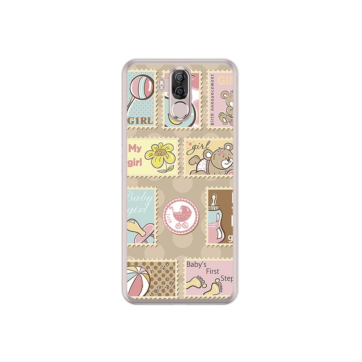 Funda Gel Tpu para Ulefone Power 3 / 3S Diseño Sellos Dibujos