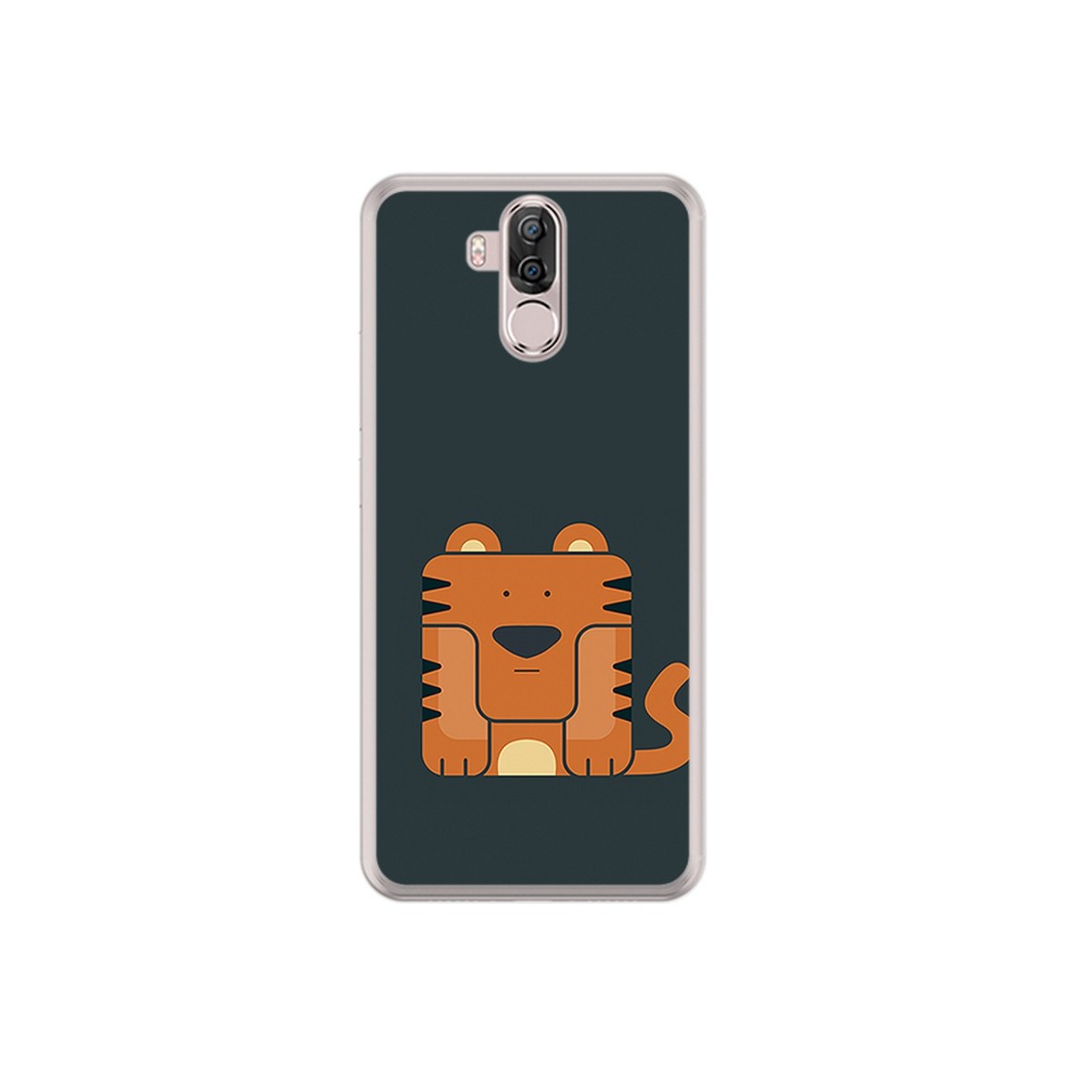 Funda Gel Tpu para Ulefone Power 3 / 3S Diseño Tigre Dibujos