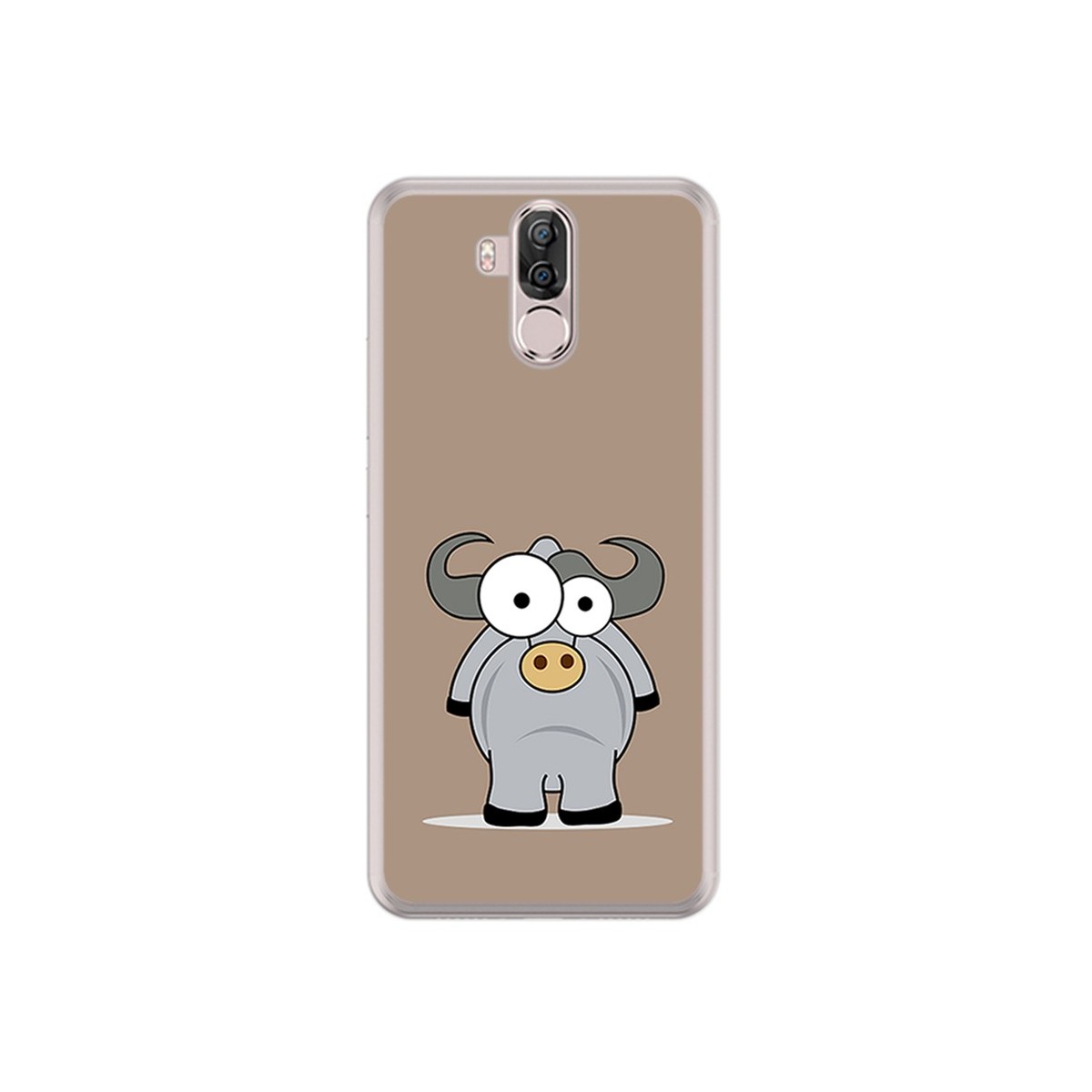 Funda Gel Tpu para Ulefone Power 3 / 3S Diseño Toro Dibujos