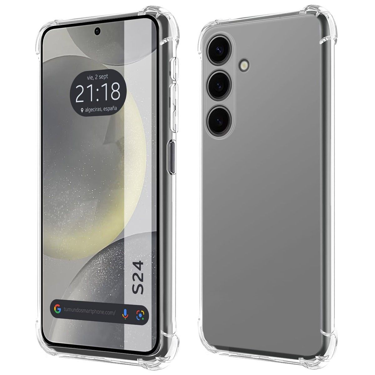 Funda Silicona Antigolpes Transparente para Samsung Galaxy S24 5G