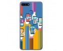 Funda Gel Tpu para Huawei Honor 7A / Y6 2018 Diseño Apps Dibujos