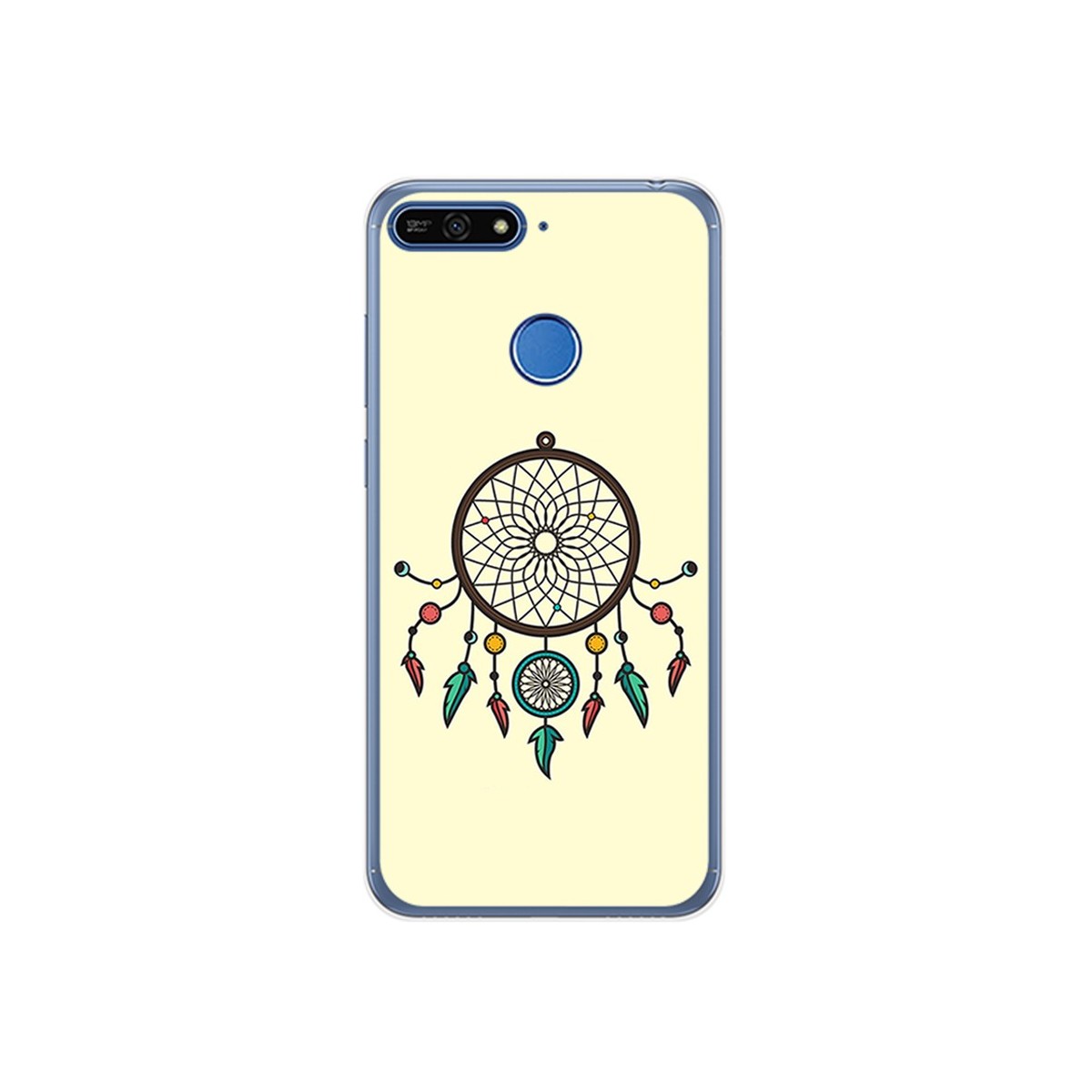 Funda Gel Tpu para Huawei Honor 7A / Y6 2018 Diseño Atrapasueños Dibujos