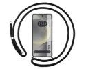 Funda Colgante Transparente para Samsung Galaxy S24 5G con Cordon Negro