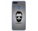 Funda Gel Tpu para Huawei Honor 7A / Y6 2018 Diseño Barba Dibujos
