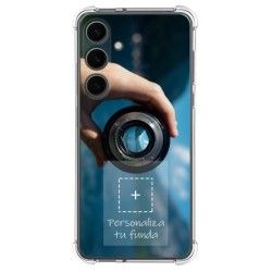 Personaliza tu Funda Silicona AntiGolpes Transparente con tu Fotografía para Samsung Galaxy S24+ Plus 5G Dibujo Personalizada