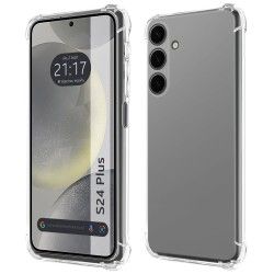 Funda Silicona Antigolpes Transparente para Samsung Galaxy S24+ Plus 5G