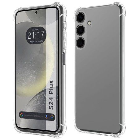 Funda Silicona Antigolpes Transparente para Samsung Galaxy S24+ Plus 5G