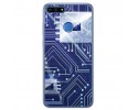 Funda Gel Tpu para Huawei Honor 7A / Y6 2018 Diseño Circuito Dibujos