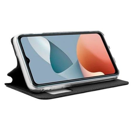 Funda Libro Soporte con Ventana para Zte Blade V50 Design 4G color Negra