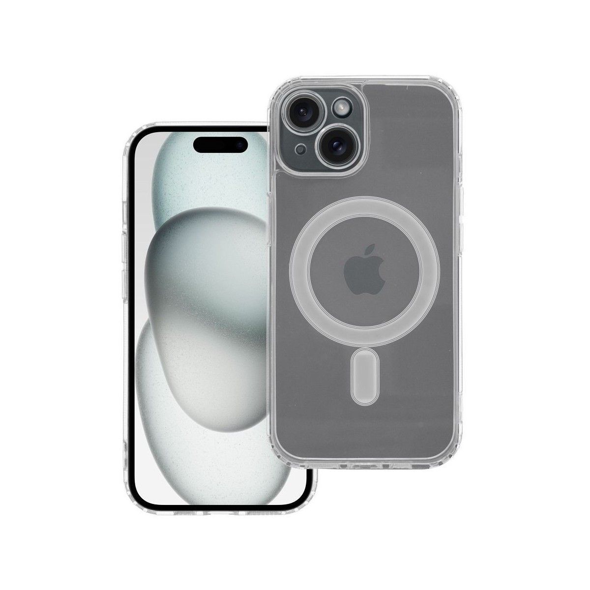 Funda Magnética Transparente para Iphone 15 (6.1)